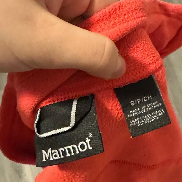 Marmot Pink Fleece Zip Up Jacket - Picture 3 of 3